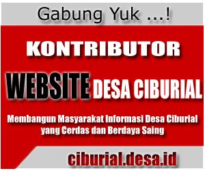 Pendaftaran Kontributor Website Desa Ciburial