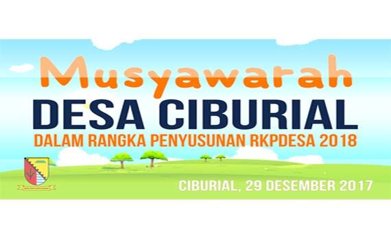 Musyawarah Desa Ciburial dalam rangka penyususnan RKPDesa 2017