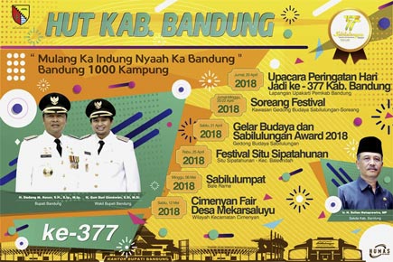 Rangkaian Acara Hari Jadi Ke-377 Kabupaten Bandung Tahun 2018