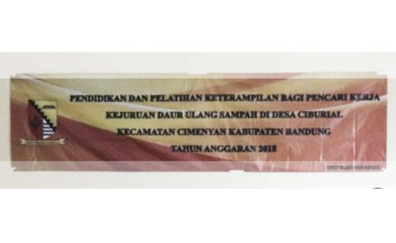 Pembukaan Pendidikan dan Pelatihan Daur Ulang Sampah (Rabu, 11 Juli 2018)