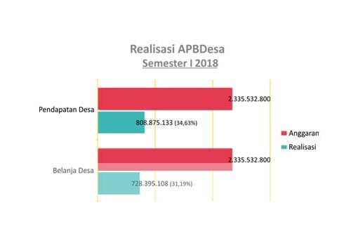 Laporan Realisasi Pelaksanaan APBDesa Semester 1 2018