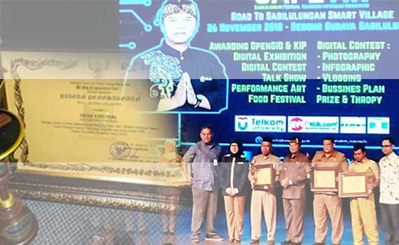 Ciburial Raih Juara 1 Lomba Website Desa Kabupaten Bandung 2018