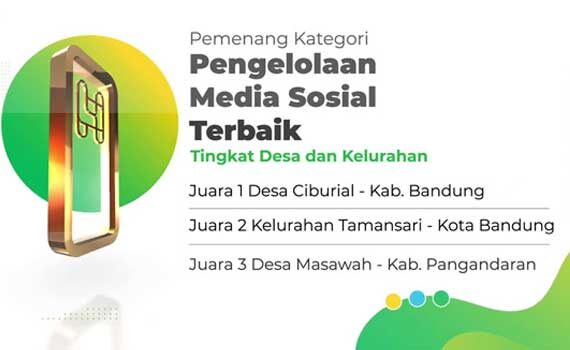 Desa Ciburial Juara Satu Jabar Juara Award 2020