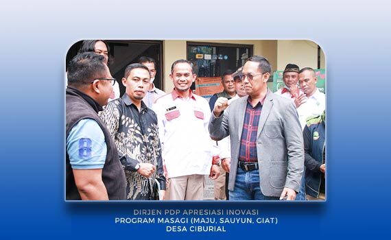 Dirjen PDP Kemendes Apresiasi Inovasi Program Masagi Desa Ciburial